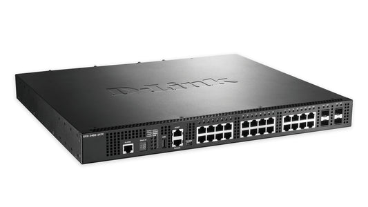 D-Link DXS-3400-24SC network switch Managed L3 10G Ethernet (100/1000/10000) Black