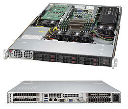 Supermicro SuperServer 1018GR-T IntelÂ® C612 LGA 2011 (Socket R) Rack (1U) Black, Silver