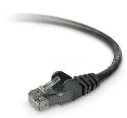 TAA980-07-BLK-S - Belkin CABLE,CAT6,UTP,RJ45M/M,7,BLK,PATCH,SNAGLESS,TAA