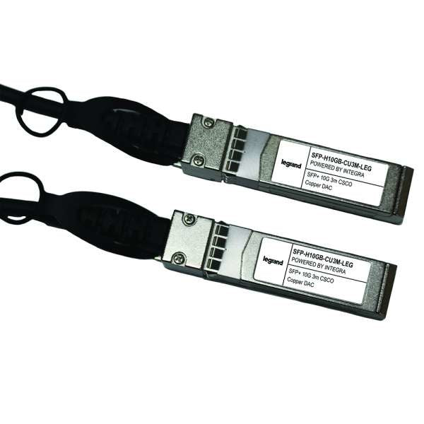 Legrand SFP-H10GB-CU3M-LEG InfiniBand cable 118.1" (3 m) SFP+ Black