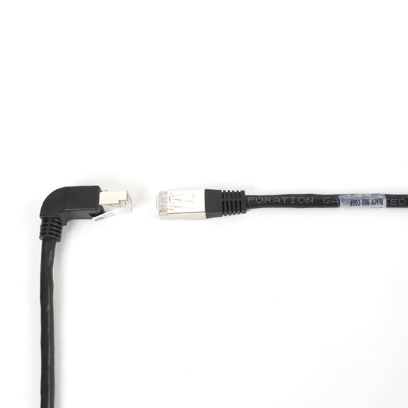 EVNSL217S-0006-90DS - Black Box CAT6 250-MHZ MOLDED ANGLED STRANDED ETHERNET PATCH CABLE - SHIELDED (S/FTP), CM