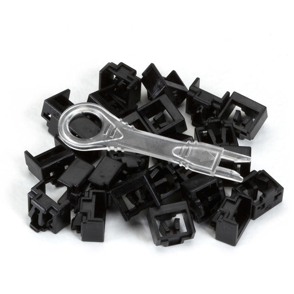 SECURE RJ45 PORT LOCK - BLACK, 25-PACK  , GSA, TAA