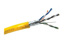 T2404L6SHP-YL - Weltron CAT6 SOLID FTP CMP YELLOW 1000 TAA COMP