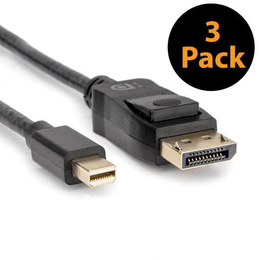 Y10C165-B1-3PK - Rocstor MINI DISPLAYPORT 1.2V