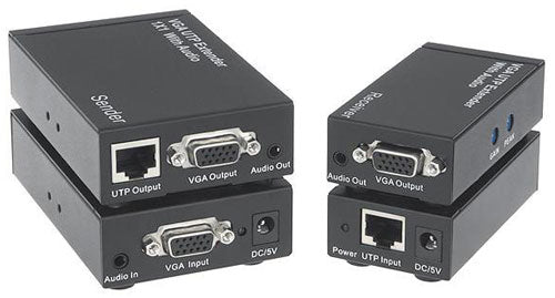 VGAEXTX1 - KanexPro VGA 1X1 EXTENDER OVER CAT5E/6 WITH AUDIO