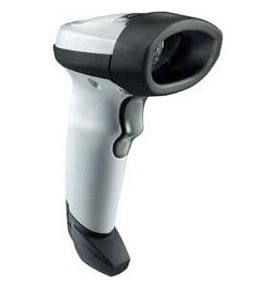 Zebra LI2208 Handheld bar code reader 1D Linear White