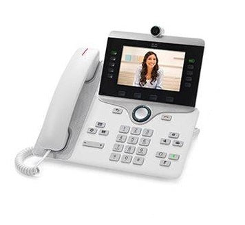 Cisco 8865, Refurbished IP phone White 5 lines Wi-Fi