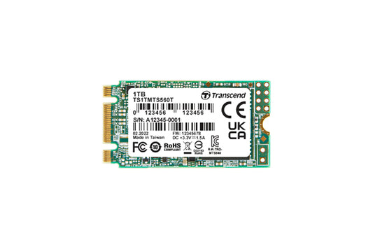 Transcend MTS560T M.2 1000 GB Serial ATA III 3D NAND