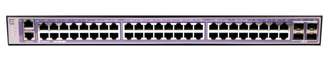 Extreme networks 210-48p-GE4 Managed L2 Gigabit Ethernet (10/100/1000) Power over Ethernet (PoE) 1U Bronze, Purple