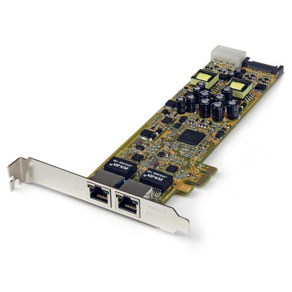 ADD TWO POWER-OVER-ETHERNET GIGABIT PORTS TO A PCI EXPRESS-ENABLED COMPUTER - DU