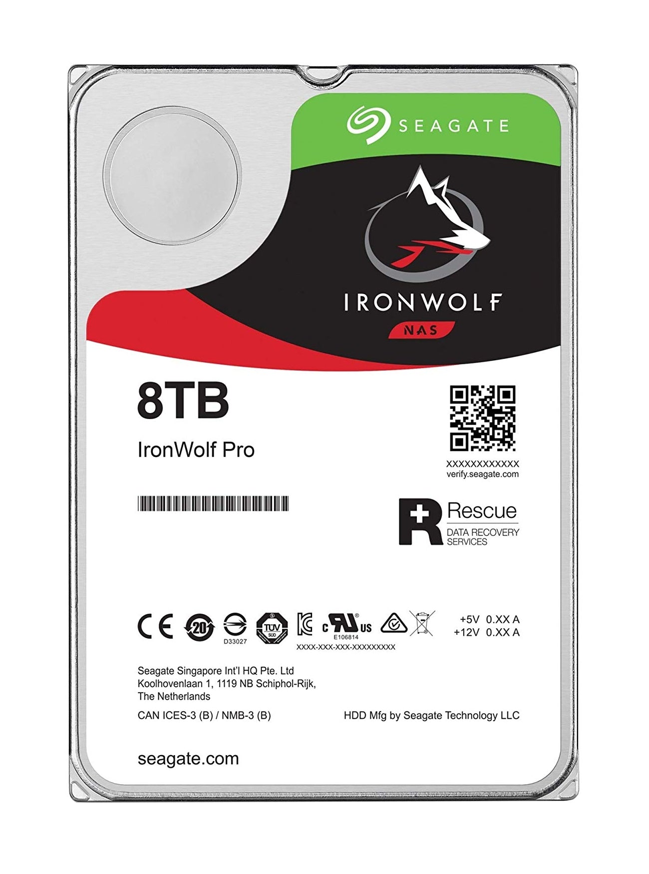 Seagate IronWolf ST8000VN004 3.5" 8000 GB Serial ATA III