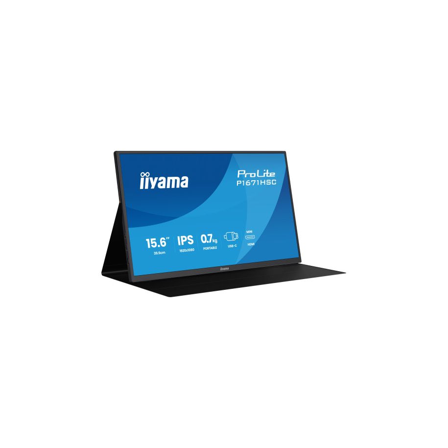 P1671HSC-B1 - Iiyama iiyama ProLite 15.6" Full HD IPS Portable Monitor