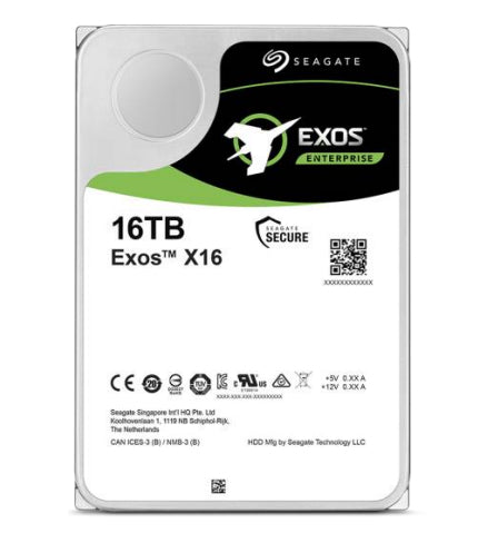 Seagate Exos X16 3.5" 16000 GB Serial ATA III