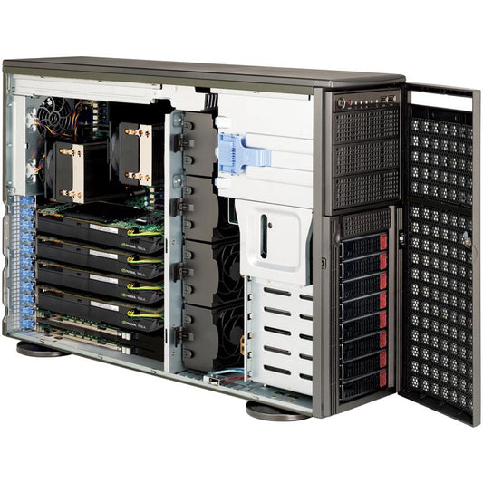 CSE-747BTQ-R2K04B - Supermicro 2000W 4U Chassis Full Tower Server Computer Case