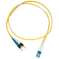 C2G 1m LC/ST LSZH Duplex 9/125 Single-Mode fiber optic cable 39.4" (1 m) Yellow