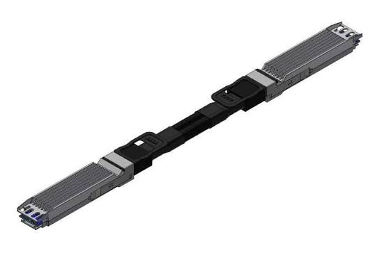 MCP4Y10-N00A - Nvidia IB Twin Port NDR up to 800Gb/s OSFP Passive Copper Cable
