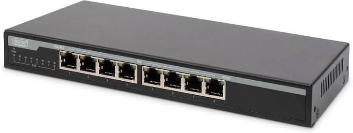 DN-95340 - Assmann 8-Port Gigabit PoE+ 2-Port Gigabit Uplink Unmanaged Switch