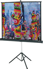 VERSATOL MATTE WHITE PROJECTION SCREEN WITH TRIPOD