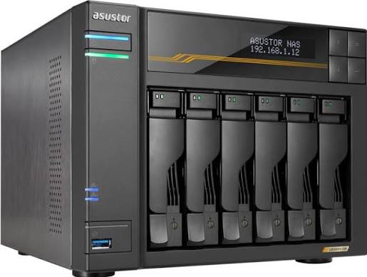 90-AS6804T00-MF30 - Asustor Lockerstor 4 Gen3 4-Bay Ryzen V3C14 16GB DDR5 ECC Dual 10GbE NAS
