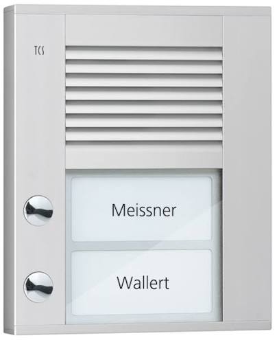 PDS02-EN/04 - TCS PDS 2-Button Surface-Mount Audio Door Station
