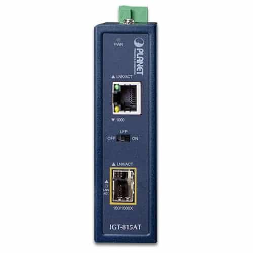 IGT-815AT - Assmann Industrial 100/1000Base-X Fiber to 10/100/1000Base-T Gigabit Media Converter