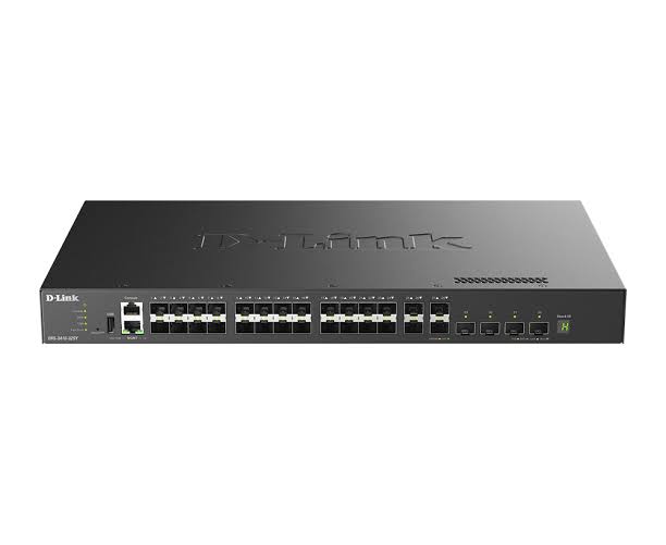 DXS-3410-32SY - D-Link 28-Port 10G SFP+ 4-Port 25G SFP28 Layer 3 Stackable Switch