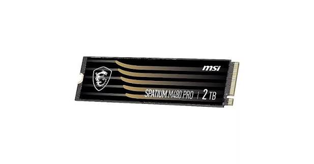 S78-440Q600-P83 - MSI SPATIUM M480 PRO PCIE 4.0 NVME M.2 2TB Internal Solid State Drive