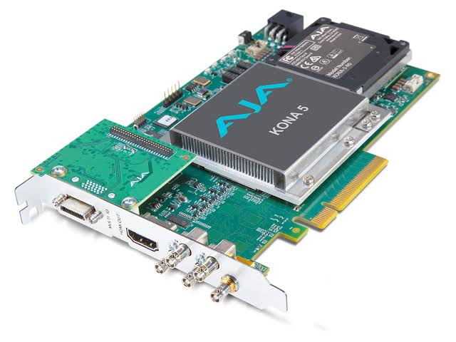 KONA-5-R0-S01 - AJA KONA 5 12G-SDI PCIe 3.0 Video I/O Card