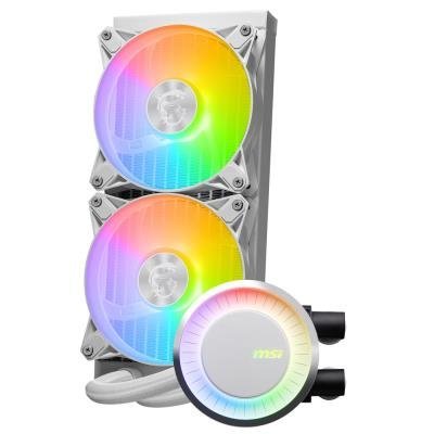 306-7ZW5E21-C24 - MSI MAG CoreLiquid E240 White All-in-One ARGB Liquid CPU Cooler