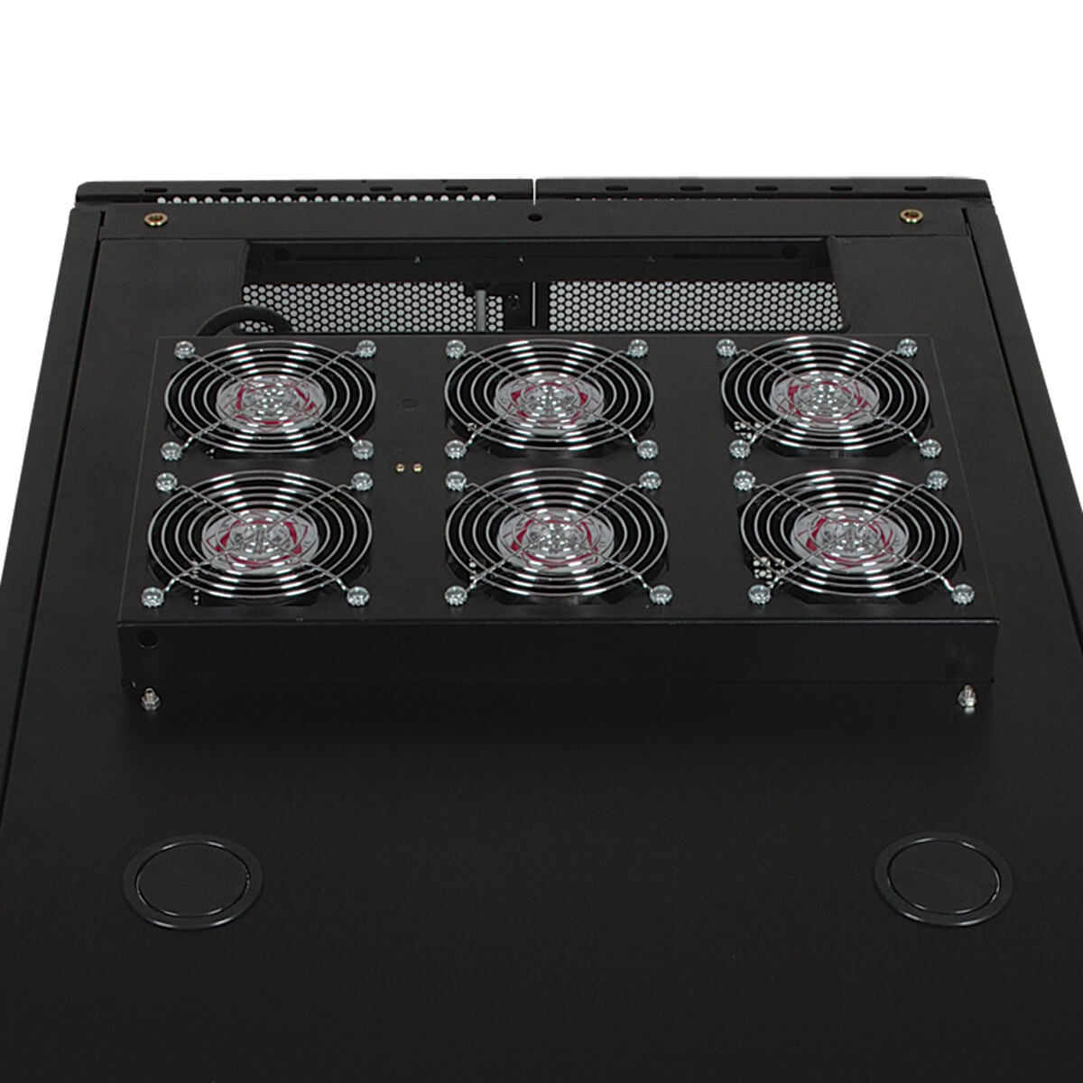 RACK ENCLOSURE CABINET ROOF MOUNT FAN PANEL AIRFLOW MGMT 120V