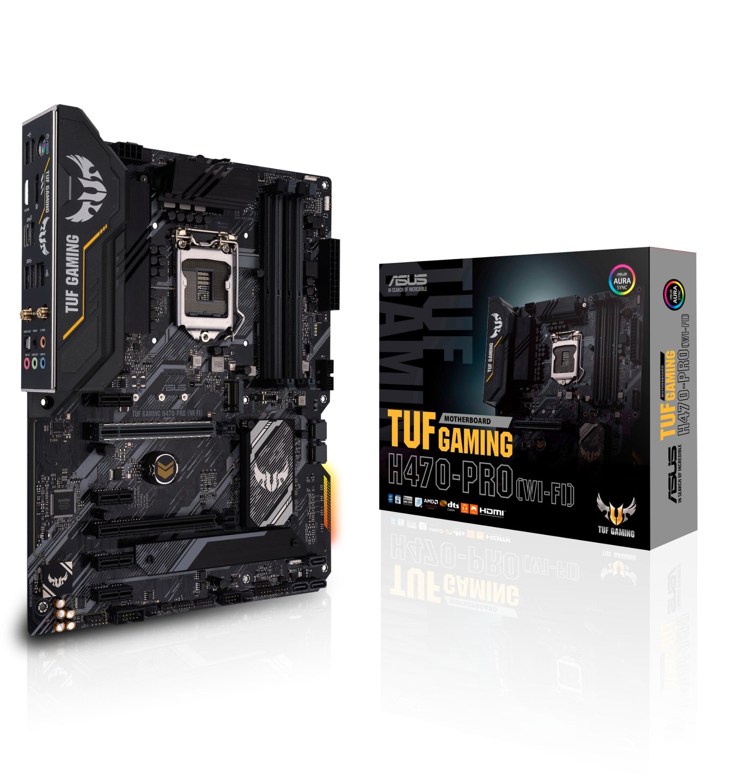 ASUS TUF GAMING H470-PRO (WI-FI) motherboard Intel H470 LGA 1200 (Socket H5) ATX