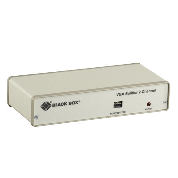 VGA VIDEO SPLITTER - 2-CHANNEL, 115-VAC, GSA, TAA