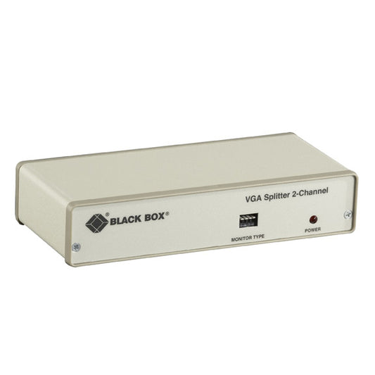 VGA VIDEO SPLITTER - 2-CHANNEL, 115-VAC, GSA, TAA