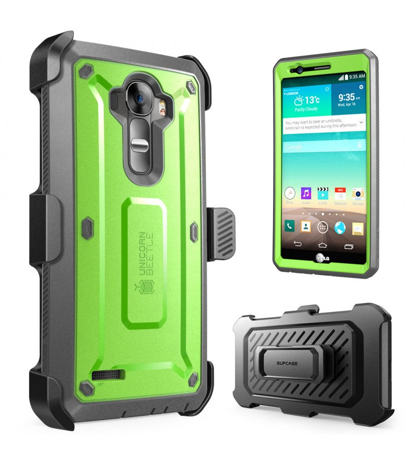 S-LGG4-UBP-GRGY - i-Blason LG G4 BEETLE PRO CASE - GREEN