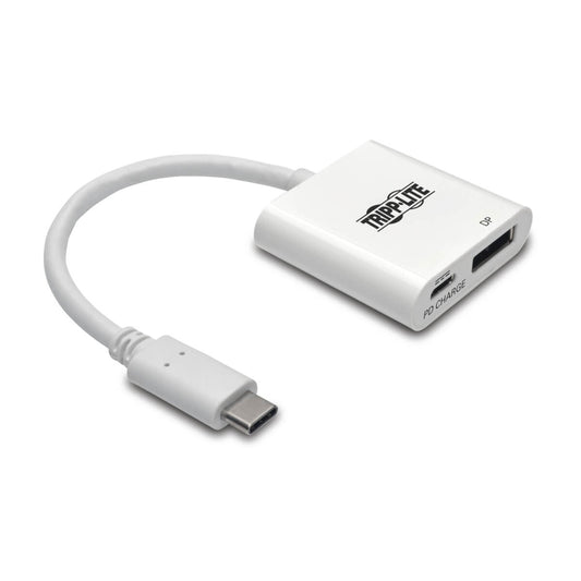 USB C TO DISPLAYPORT VIDEO ADAPTER CONVERTER W/ USB-C PD CHARGING PORT, THUNDERB