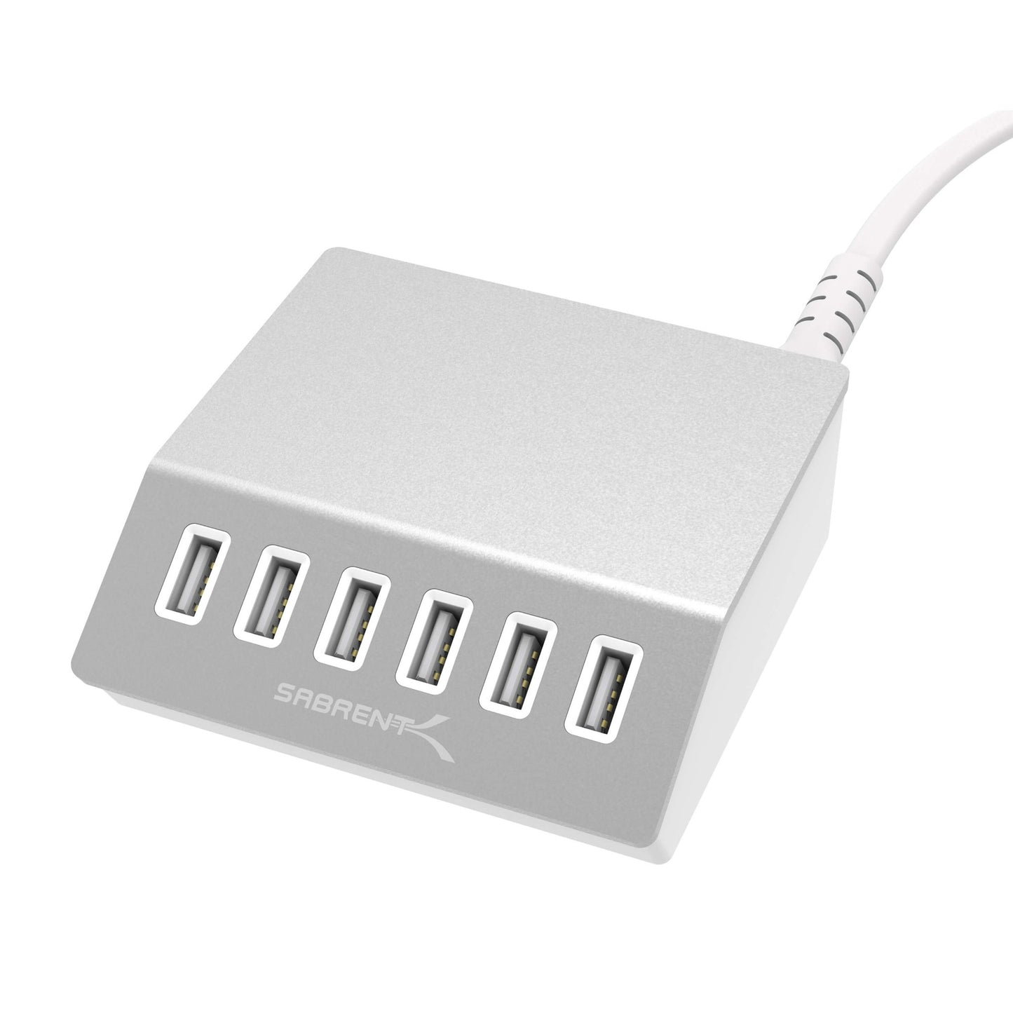 Sabrent AX-FLCH mobile device charger Silver Indoor