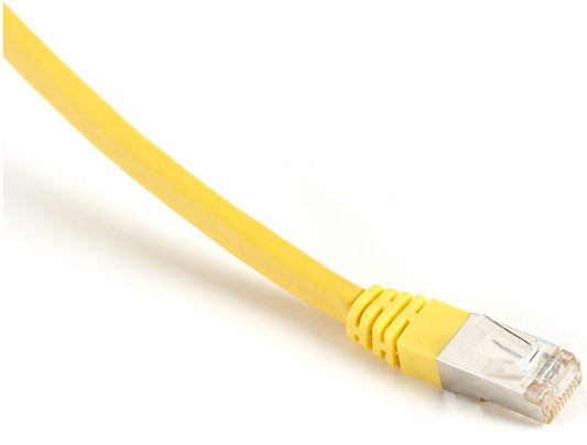 EVNSL0273YL-0010 - Black Box CAT6 400-MHZ MOLDED BOOT SOLID ETHERNET PATCH CABLE - SHIELDED (F/UTP), CMP PLEN