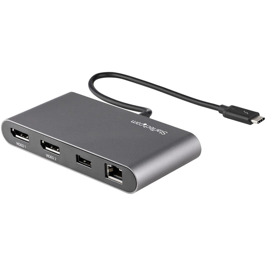 THUNDERBOLT 3 MINI DOCK - 40GB VIDEO & DATA/DUAL MONITOR DISPLAYPORT 4K 60HZ/1X