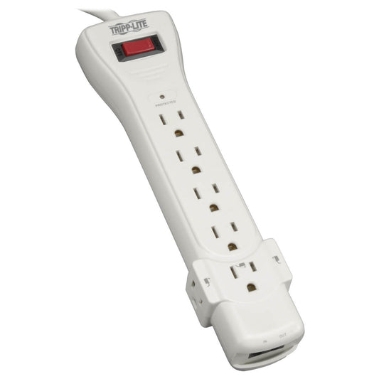 Tripp Lite SUPER6TEL12 surge protector Gray 7 AC outlet(s) 120 V 145.7" (3.7 m)