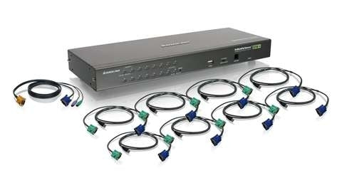 GCS16KIT - iogear 16PORT USB PS/2 COMBO KVM SWITCH CABLES