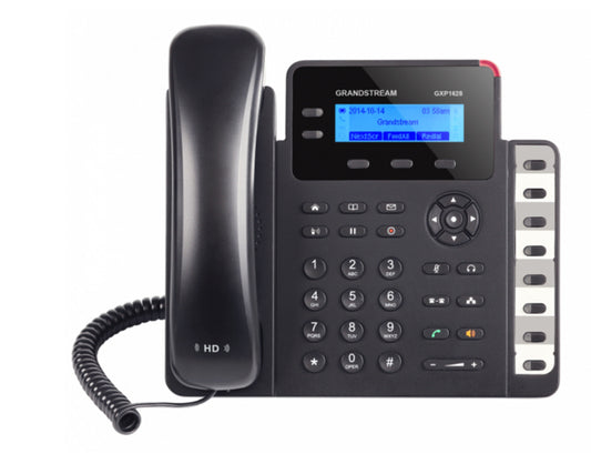 GXP1628 - Grandstream Networks THE HAS 2 DUAL-COLOR LINE KEYS (WITH 2 SIP ACCOUNTS AND UP TO 2 CALL APP