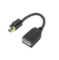 Lenovo 4X90Q93975 video cable adapter Mini DisplayPort DisplayPort Black