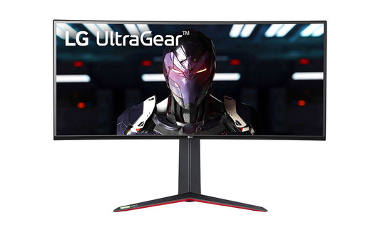 34 LG CURVED GAMING MONITOR, 3440 X 1440, NANO IPS, HDMI DISPLAY PORT, TILT HEIG