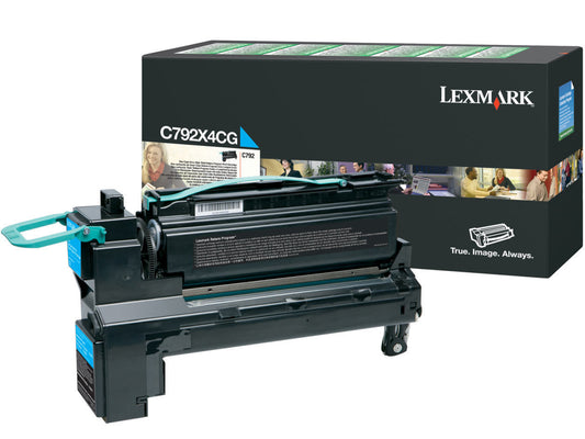 Lexmark C792X4CG toner cartridge Original Cyan 1 pc(s)