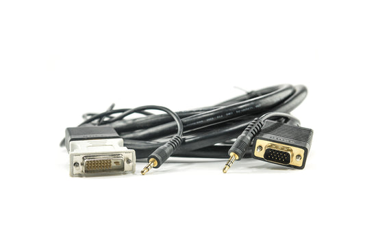 Cisco CAB-DVI-VGA-8M= video cable adapter 236.2" (6 m) VGA (D-Sub) Black