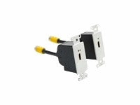 WALL PLATE - LEFT CONNECTOR(S): 1 X 19 PIN HDMI TYPE A - FEMALE