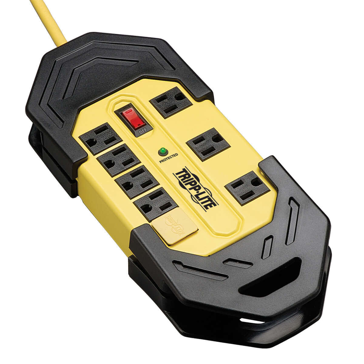 Tripp Lite TLM825SA surge protector Yellow 8 AC outlet(s) 120 V 299.2" (7.6 m)