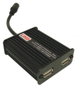 USBML2-3215 - Lind Electronics THIS LIND DUAL RUGGED USB ADAPTER IS SPECIFICALLY DESIGNED TO POWER YOUR ELECTRO