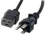 POWER CABLE - POWER NEMA 5-15 - MALE - POWER IEC 320 EN 60320 C19 - FEMALE - 8 F