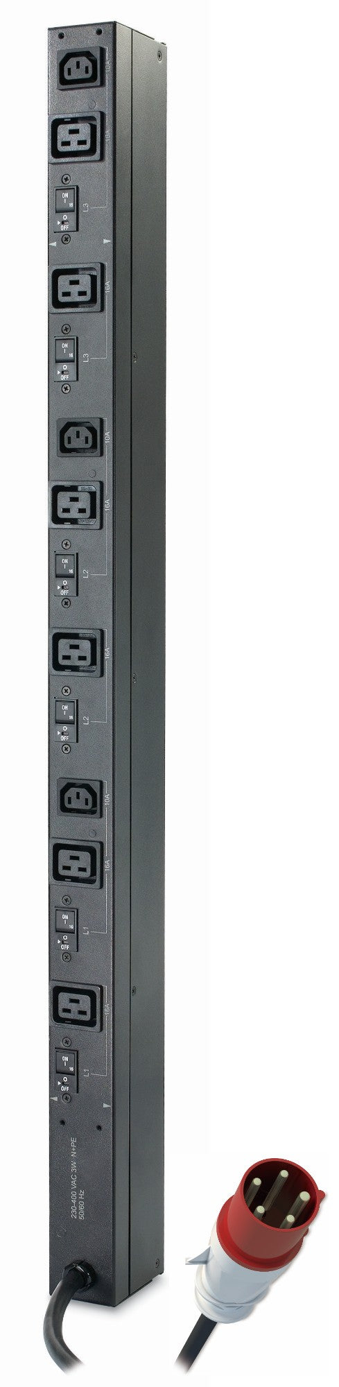 APC Rack PDU Basic Zero U power distribution unit (PDU) 9 AC outlet(s) 0U Black